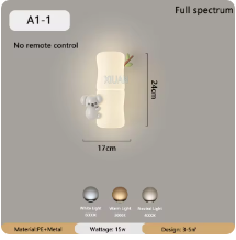 LED-Bambus-Wandleuchte