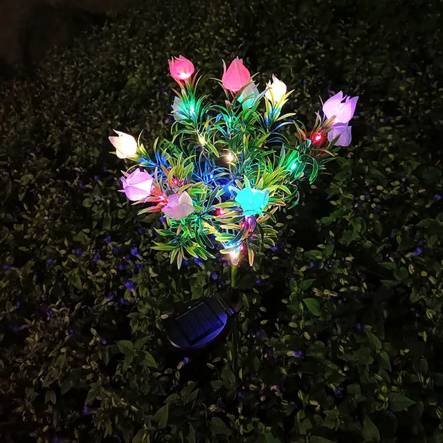 GardeniaGlow - Solar Gardenia Lichter