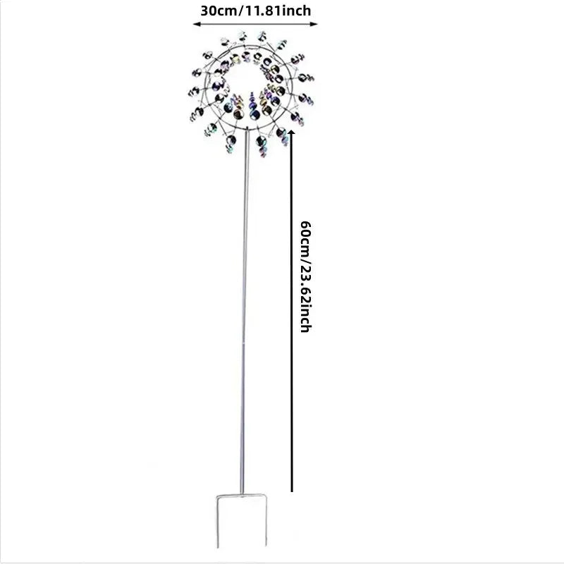 WindDance - Kinetische Windmühle aus Metall