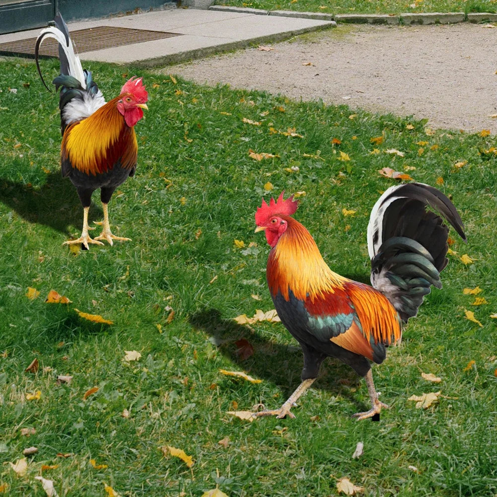 RoosterRoyale - Dauerhafte Rooster Gartendekoration