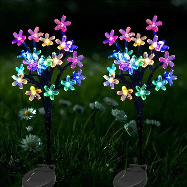 FairyGlow - Pfirsichblüte Solar-LEDs