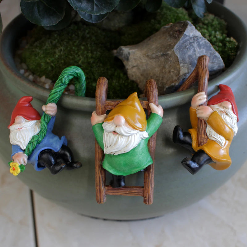 PottedPixies - Skurrile Gnome Hängende Ornamente