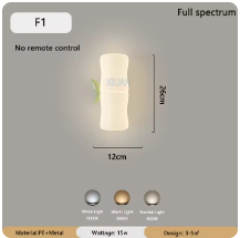 LED-Bambus-Wandleuchte