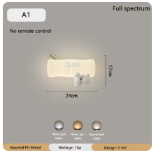 LED-Bambus-Wandleuchte