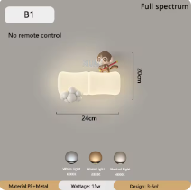 LED-Bambus-Wandleuchte