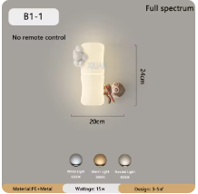 LED-Bambus-Wandleuchte