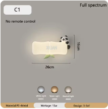 LED-Bambus-Wandleuchte