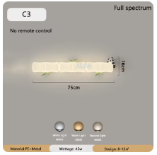 LED-Bambus-Wandleuchte