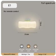 LED-Bambus-Wandleuchte