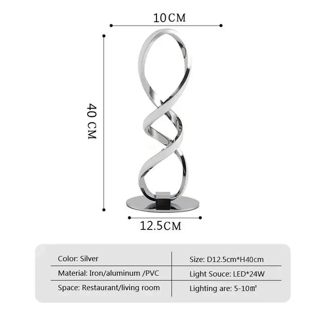 ElegantGlow - Luxe Lines Tischleuchte