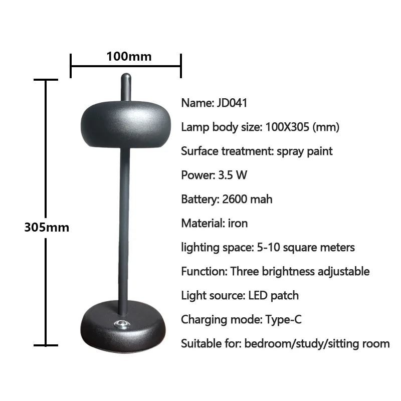 CycleShine - Kreisförmige Tischlampe