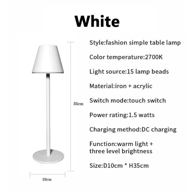 RadiantLumina - Wiederaufladbare Schreibtischlampe