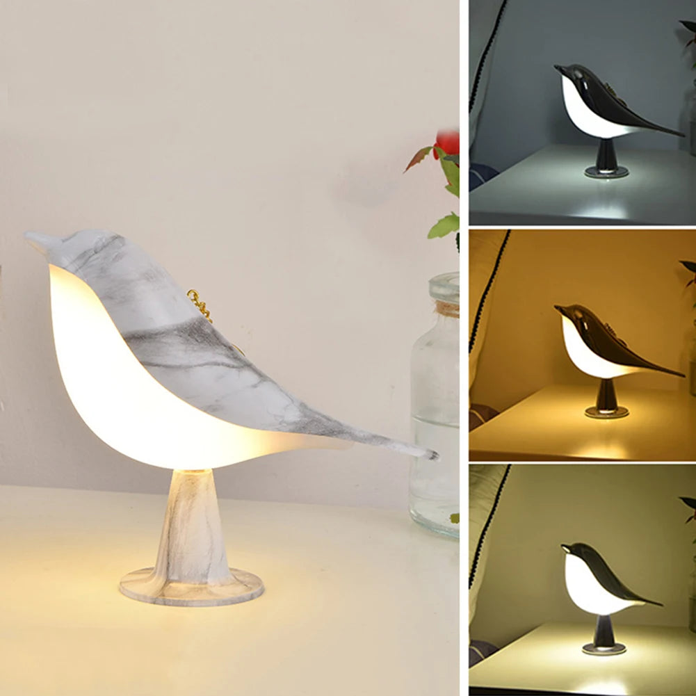 NestLight - Vogel Tischlampe