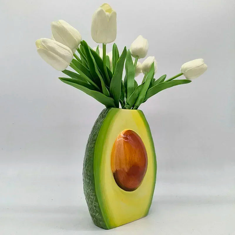 VerdeVessel - Porzellan Avocado Vase