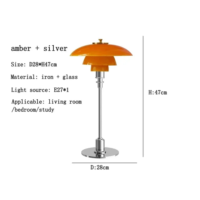 ModernGlass - Nordische Schreibtischlampe