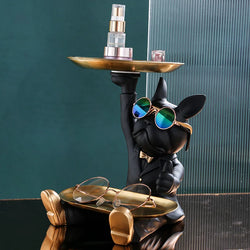 PuppyPorter - Hundestatue mit Tablett