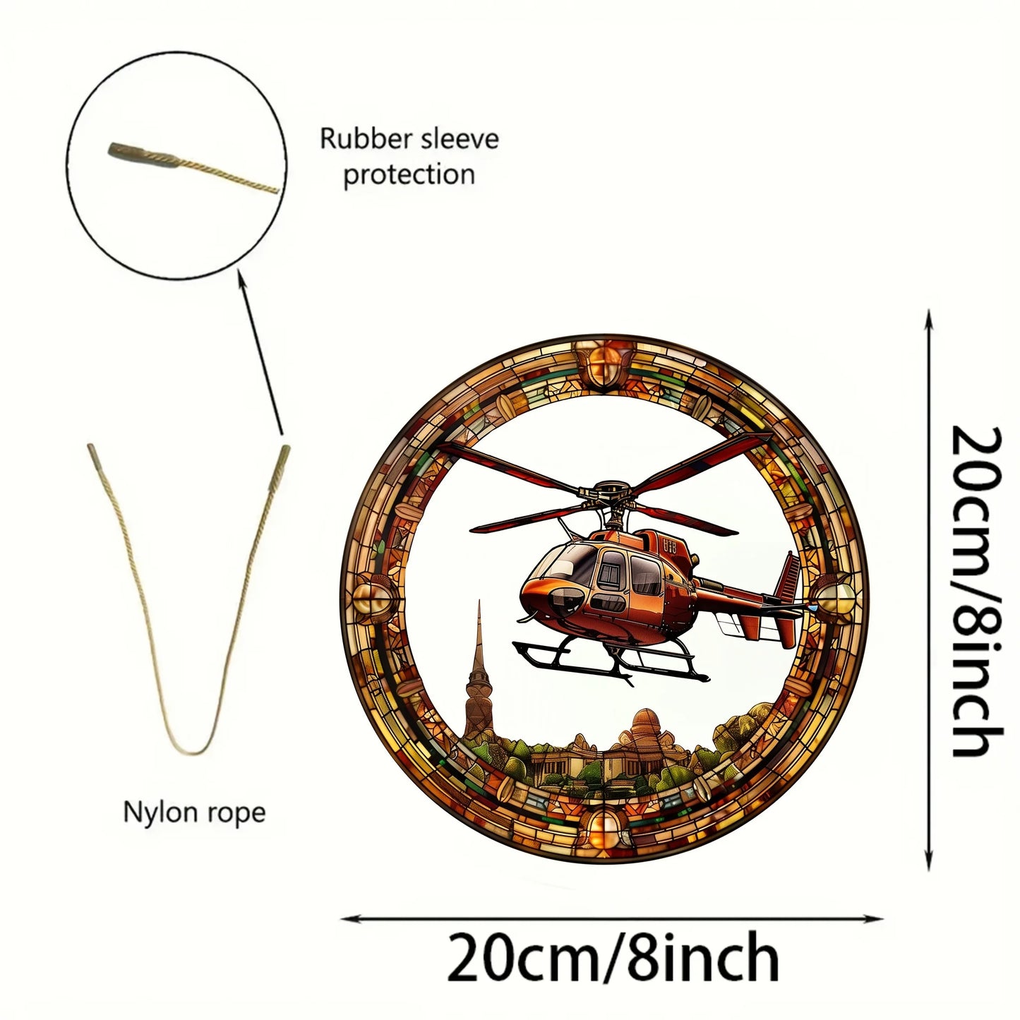 RoundGlass - Hubschrauber-Sonnenfänger