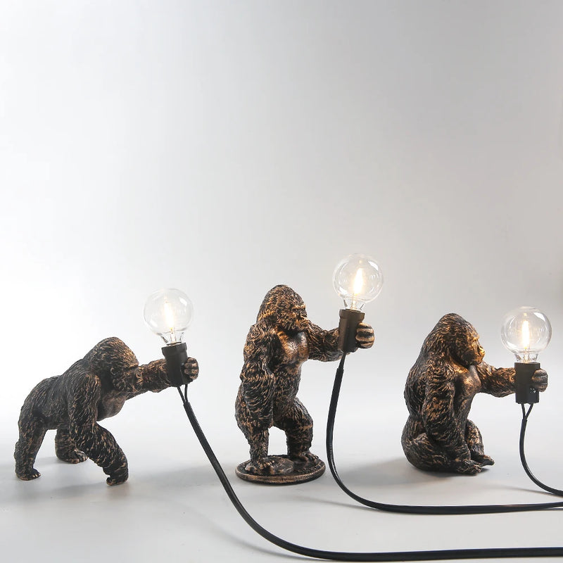 Gorilla Glow - Gorilla Tier Tischlampe