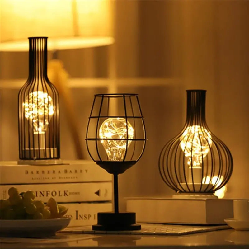 GildedGlow - Vintage-Eitelkeitslampe