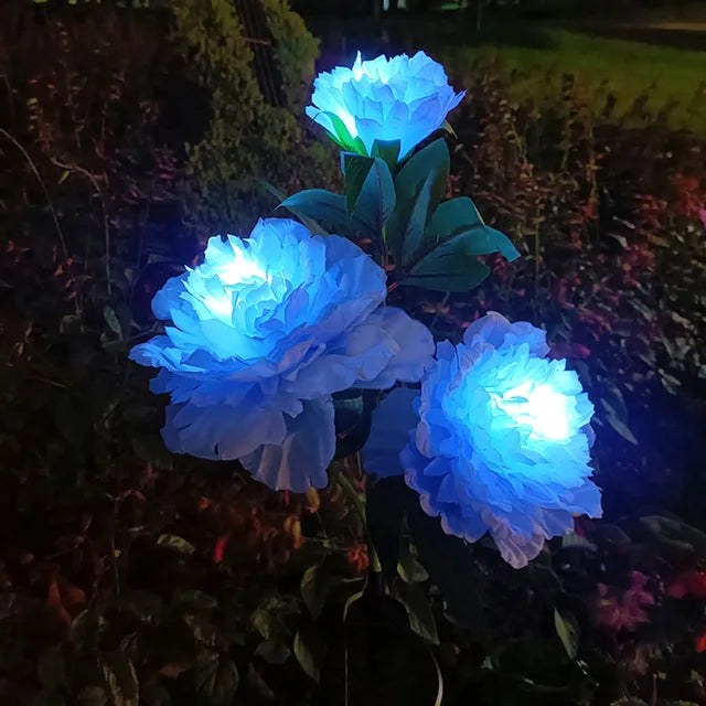 PeonyGlow - Solarbetriebenes Blumenlicht