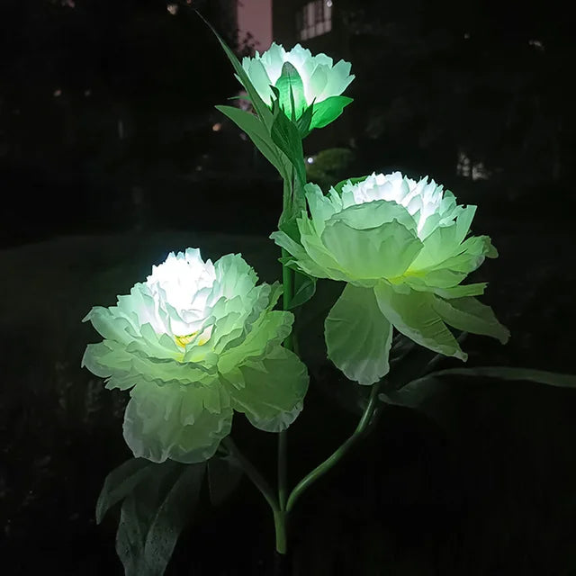 PeonyGlow - Solarbetriebenes Blumenlicht