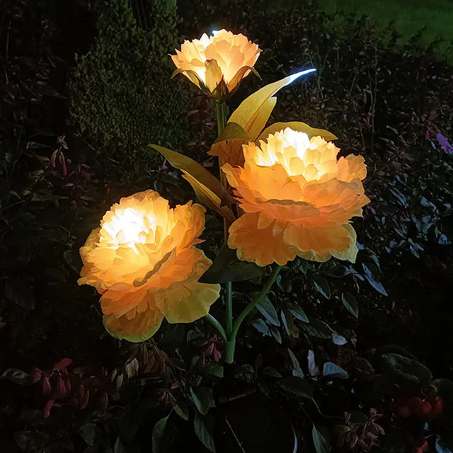 PeonyGlow - Solarbetriebenes Blumenlicht