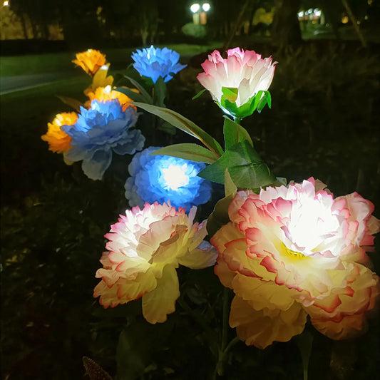 PeonyGlow - Solarbetriebenes Blumenlicht