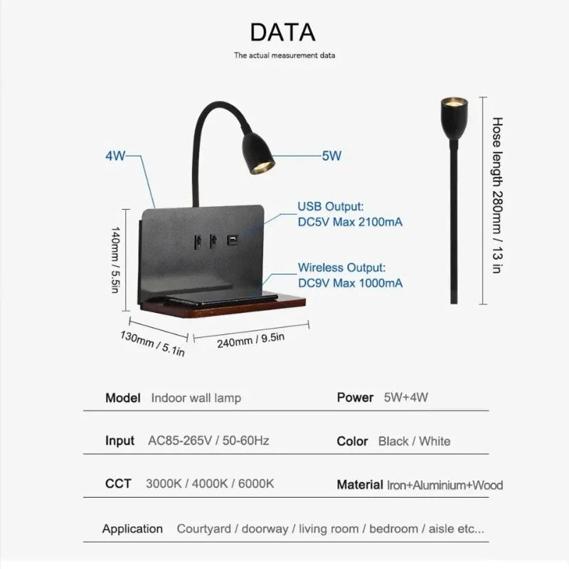 NatureCharge - Charging Wall Light