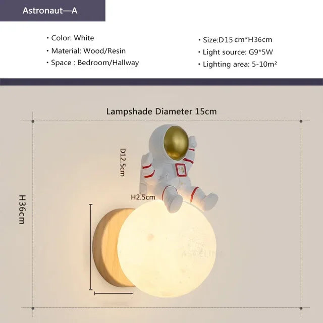 CelestialShine - Mondlampe aus Harz