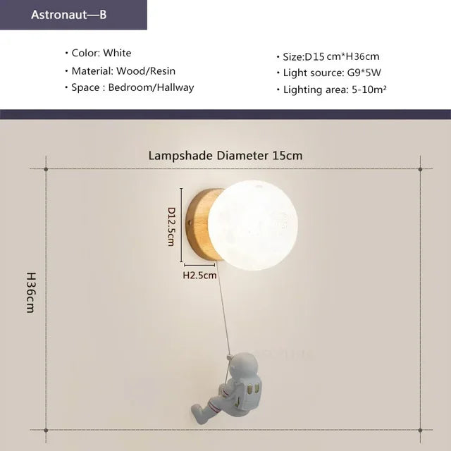 CelestialShine - Mondlampe aus Harz