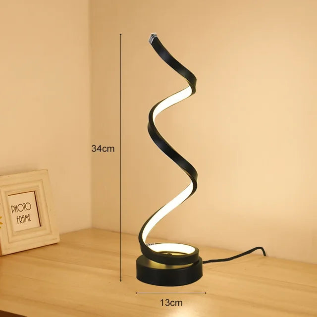 PureLight - LED-Tischlampe Spirale