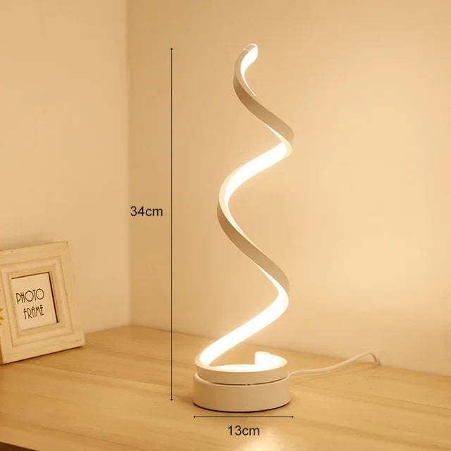 PureLight - LED-Tischlampe Spirale