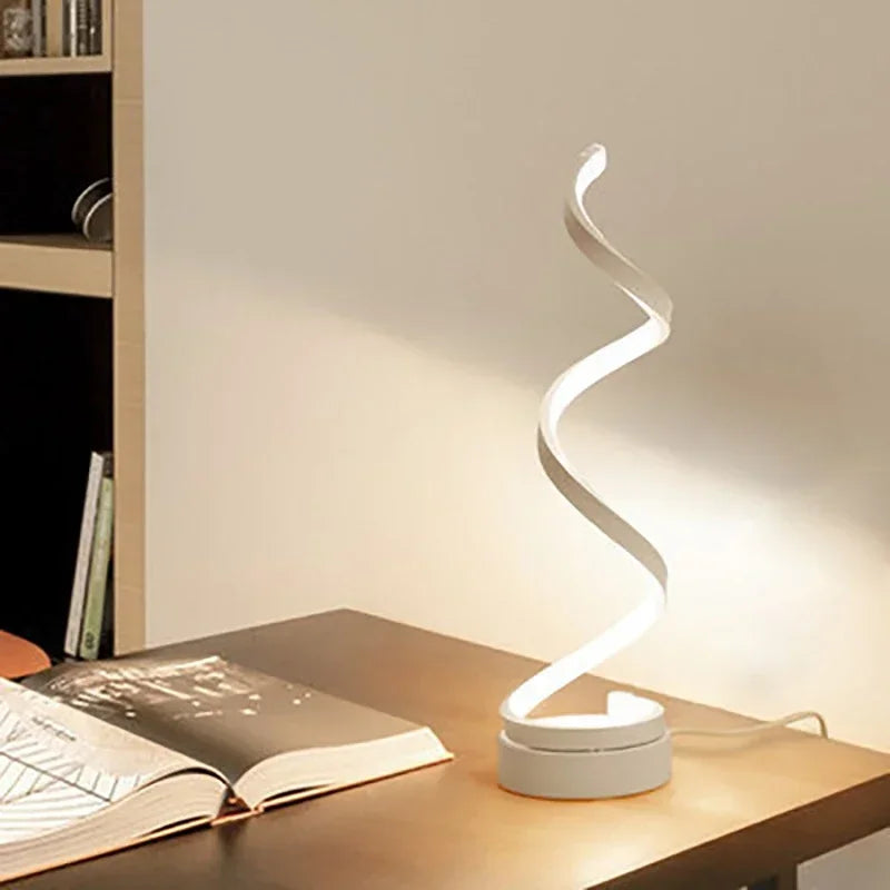 PureLight - LED-Tischlampe Spirale