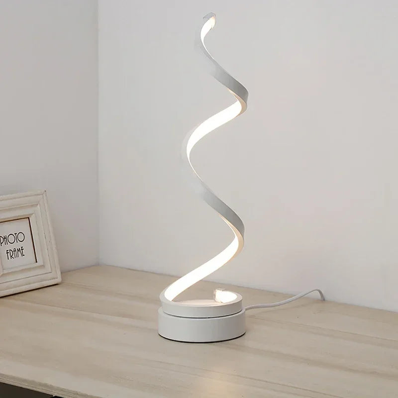 PureLight - LED-Tischlampe Spirale