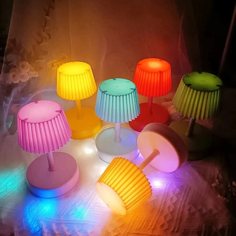 GlowBright - Bunte Tischlampe