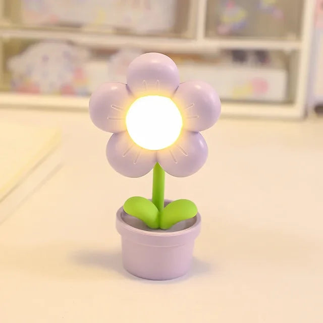 BloomLite - Kleine Blume Tischlampe