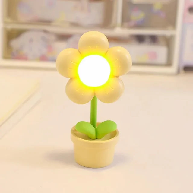 BloomLite - Kleine Blume Tischlampe