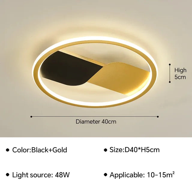 GlowWave - Moderne LED Deckenleuchte