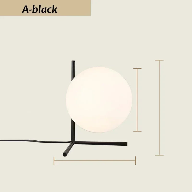 UrbanElegance - Moderne minimalistische Glas-Haushaltslampe