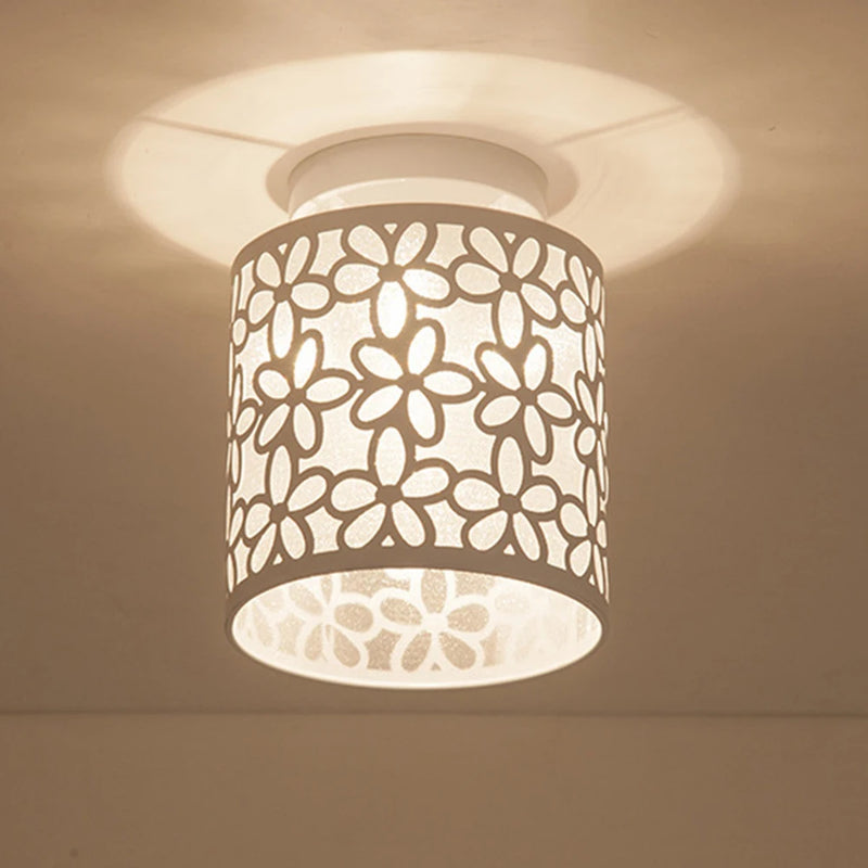 RadiantPetals - Lampe mit Blumendruck