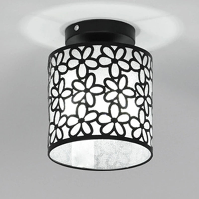 RadiantPetals - Lampe mit Blumendruck