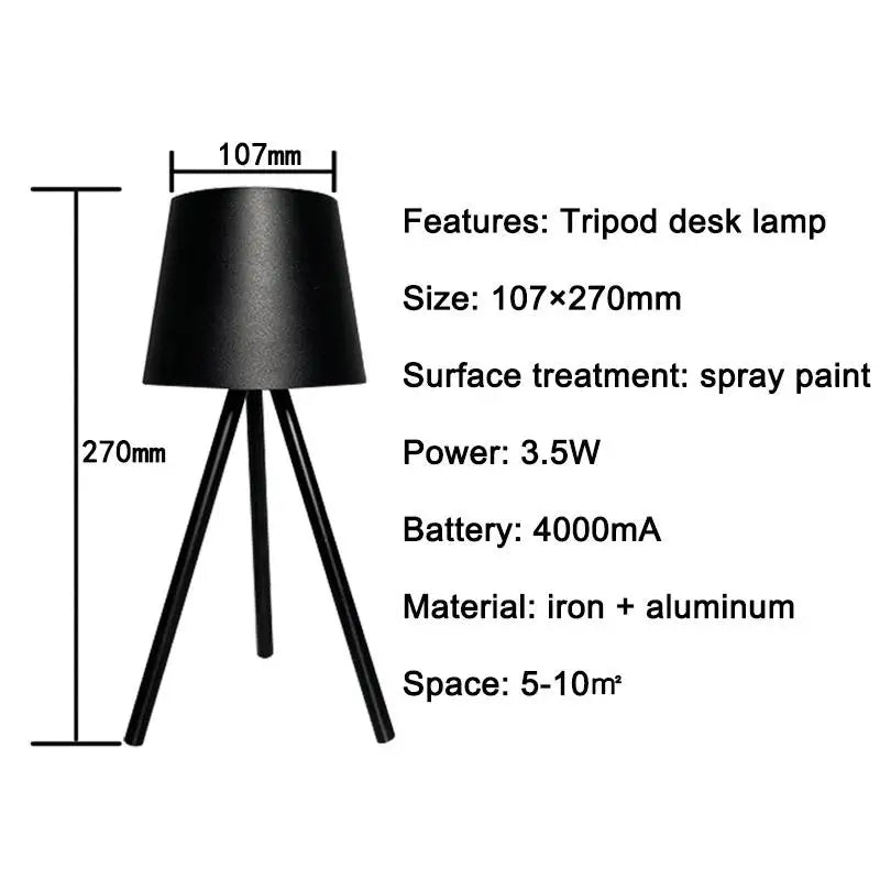 TriLeg -  Stativ-Schreibtischlampe