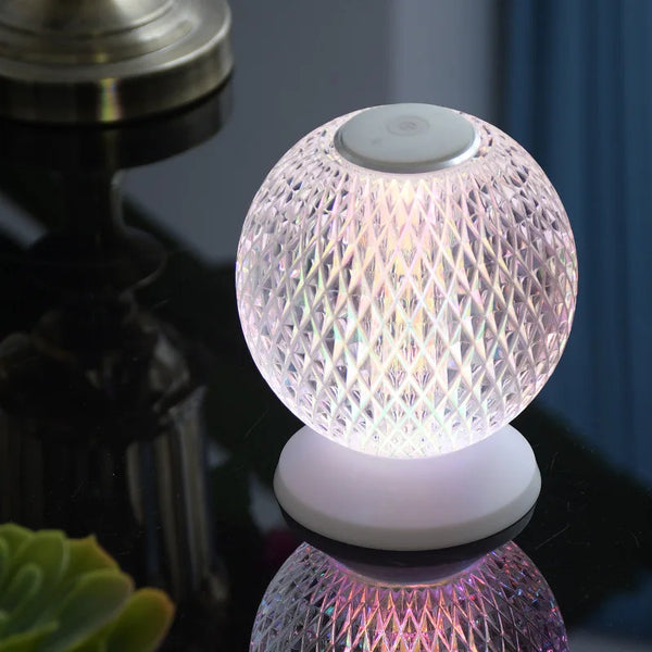 ModCrystal - Moderne kabellose Kristall-Tischlampe