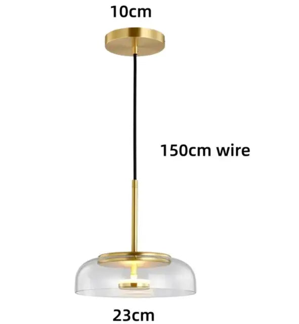 StellarShine - Moderne Pendelleuchte aus Glas