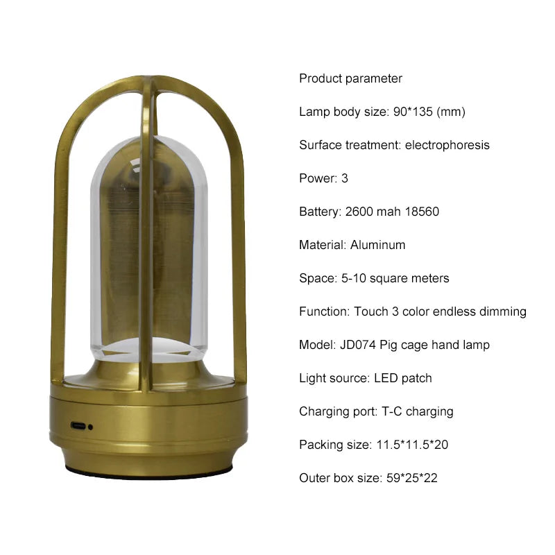 TouchTemp - Moderne Dimmbare Lampe