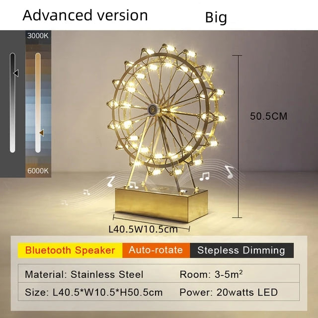 DutchGlow - Riesenrad Tischlampe