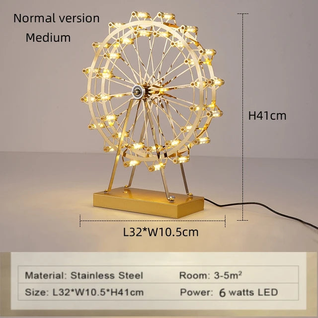 DutchGlow - Riesenrad Tischlampe