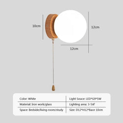 AuraGlimmer - Runde Wandlampen aus Glas