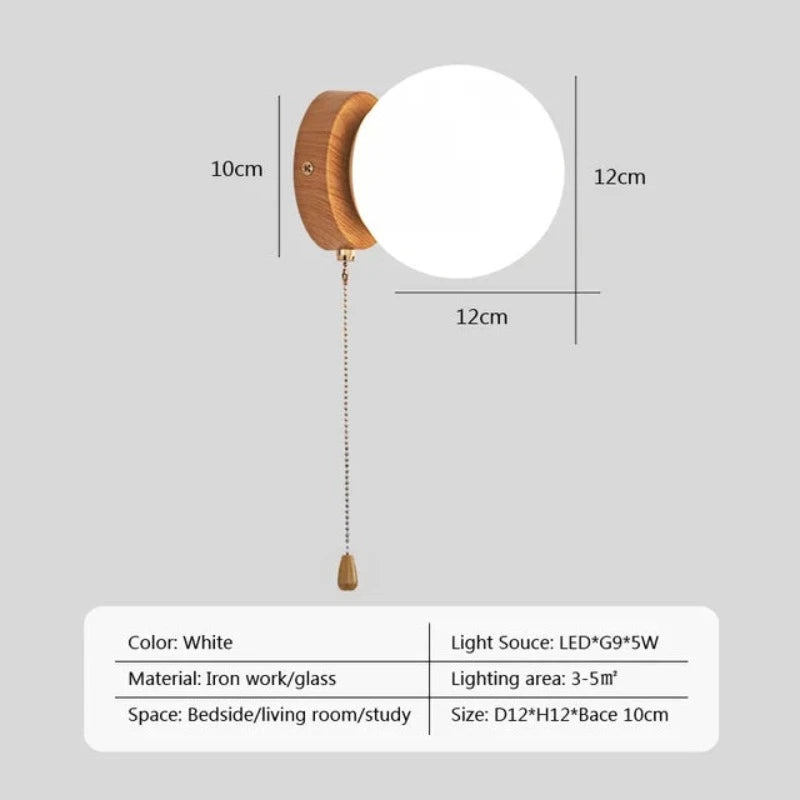 AuraGlimmer - Runde Wandlampen aus Glas