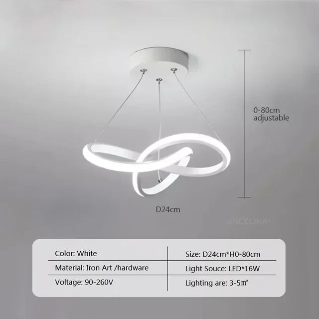 NordicBloom - Nordische LED-Deckenleuchte